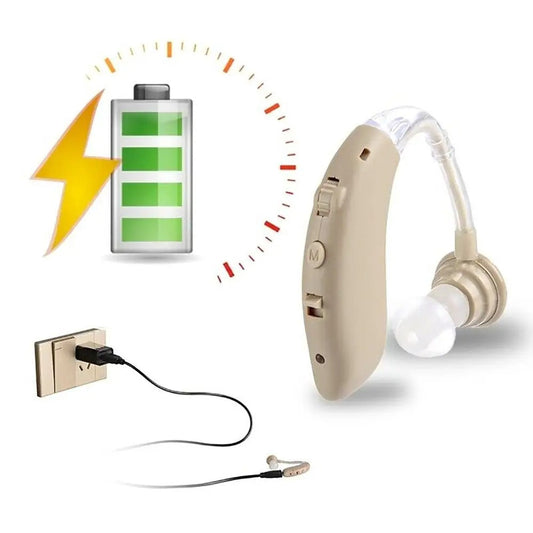 Digitální Naslouchadlo s Bluetooth a Zesíleným Zvukem – Nabíjecí